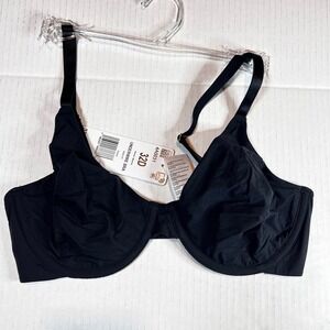 Adidas Underwire Bra Body Fit Black Everyday Comfort Size‎ 32D $42 Retail